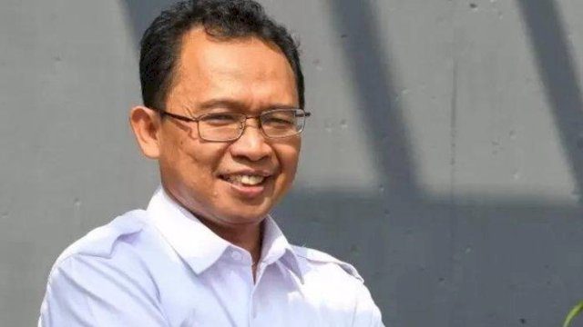 Kuncoro Wibowo tersangka korupsi bansos beras.(F-INT)