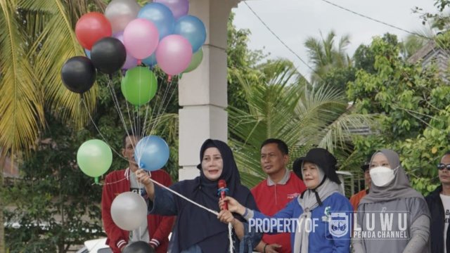 Cegah Stunting Dengan Aksi Bergisi, Hayarna Basmin Senam Bersama Masyarakat Suli Barat