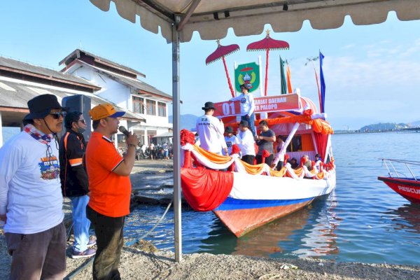 Kapal Hias Semarakkan Libukang Fest Kota Palopo  