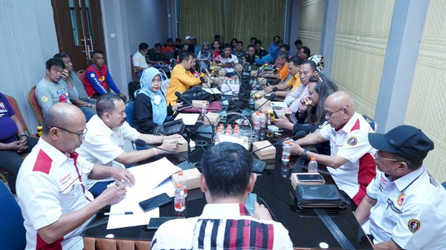 Koni Makassar Bareng Cabor Rakor Bahas Finalisasi Atlet-Nomor Pertandingan Porkot VIII 2023