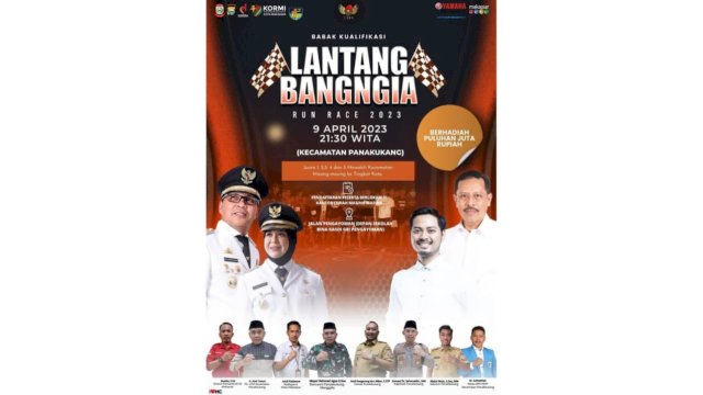 Resmi Lantang Bangngia Run Race Dibuka, Buruan Daftar!