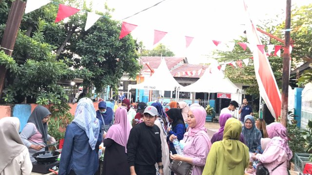 Camat Alamsyah Apresiasi Bazar Kolaborasi Bareng FH UIT di Longwis Taegu