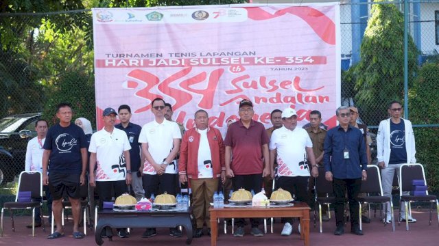 Turnamen Tenis Lapangan, Gubernur Sulsel Harap Seluruh Peserta Jaga Sportifitas