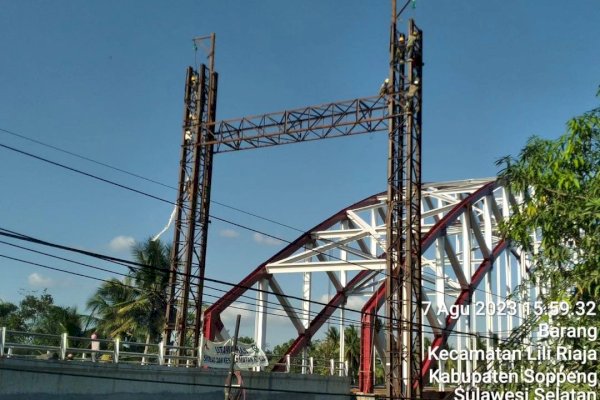 Gubernur Sulsel Segera Resmikan Jembatan Pacongkang