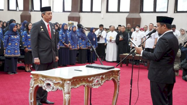 Andi Muhammad Arsjad Resmi Dilantik Sebagai Pj Sekda Provinsi Sulsel