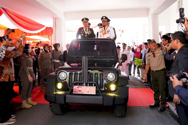 Mobil Listrik Buatan SMKN 2 Pangkep, JIPAND Diresmikan di Upacara 78 Tahun Kemerdekaan RI