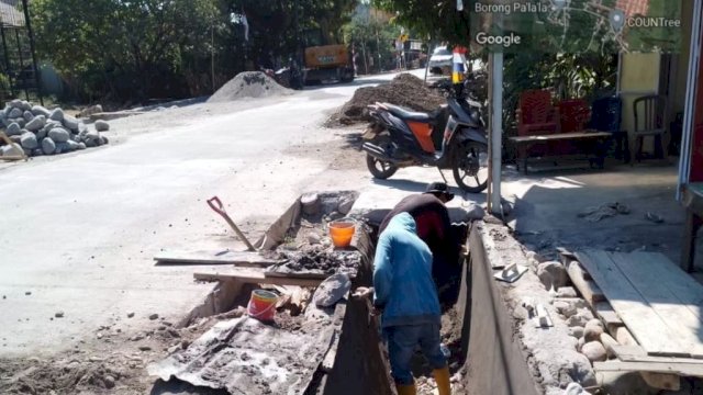 Segera Rampung, Rekonstruksi Burung-Burung&ndash;Bili-Bili di Gowa Progres Penanganan Bahu Beton