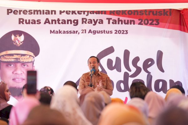 Pemprov Sulsel Tuntaskan Jalan Rusak di Antang, Telah Mulus Dibeton