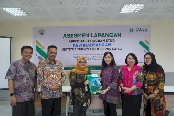 3 Program Studi Kalla Institute Raih Akreditasi Baik dari Asesor BAN PT