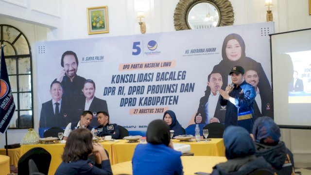 NasDem Sulsel Maksimalkan Konsolidasi Pemenangan Pemilu 2024