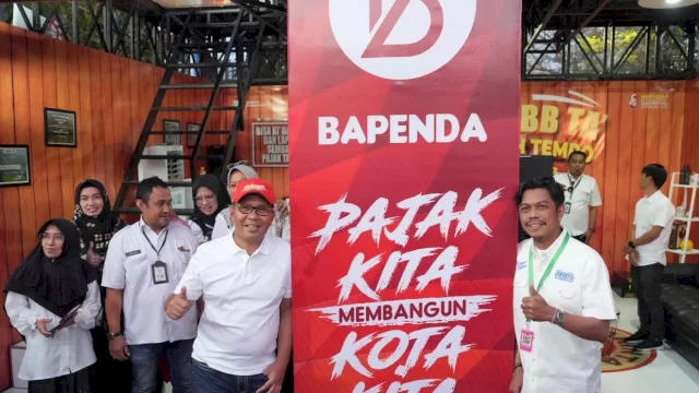 Lampaui Target, Booth Bapenda Makassar di F8 Terima Setoran PBB Capai Rp2,1 Miliar