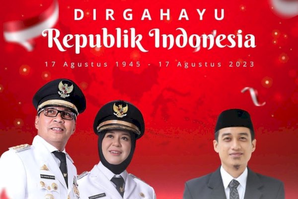 Jajaran Disdukcapil Makassar Sampaikan Selamat HUT Kemerdekaan RI ke-78