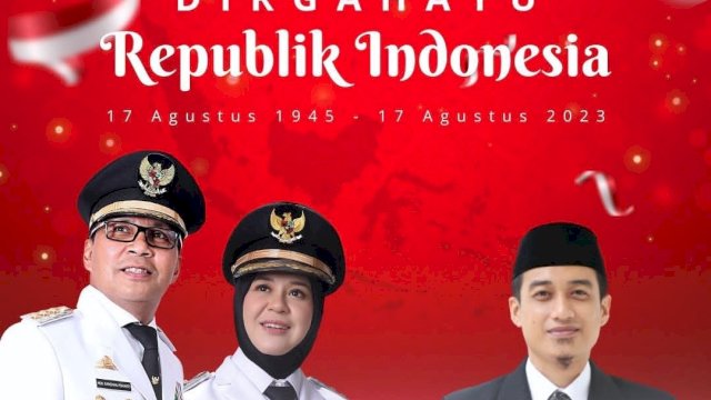 Jajaran Disdukcapil Makassar Sampaikan Selamat HUT Kemerdekaan RI ke-78