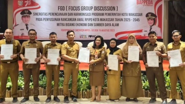 Sekretaris Bapenda Fuad Arfandi Hadiri FGD Sinergitas Perencanaan-Harmonisasi Program Pemkot Makassar