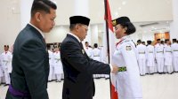 Danny Pomanto Kukuhkan Pasukan Pengibar Bendera Pusaka Kota Makassar 2023