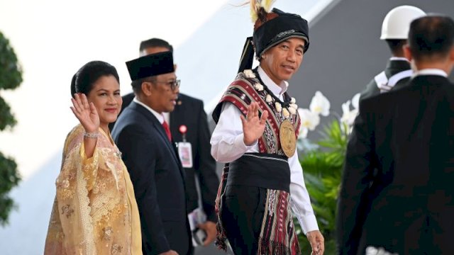 Presiden Jokowi Kenakan Baju Adat Tanibar Khas Maluku di Sidang Tahunan MPR 2023