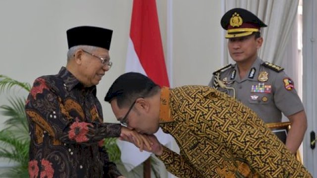 Wapres Maruf Amin-Gubernur Jabar Ridwan Kamil.(F-INT)