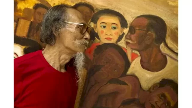 Pelukis Kenamaan Djoko Pekik tutup usia.(F-INT)