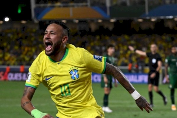 Lewati Pele, Neymar Pecahkan Rekor Gol Terbanyak bersama Timnas Brasil