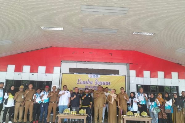 Jelang Haornas Bupati dan Wakil Bupati Maros Membuka Lomba SKJ Antar Pelajar