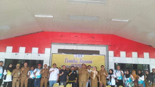 Jelang Haornas Bupati dan Wakil Bupati Maros Membuka Lomba SKJ Antar Pelajar