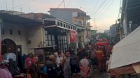 Belasan rumah terbakar di Jalan Andi Djemma Kota Makassar
