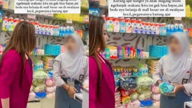 Merasa Diremehkan, Seleb TikTok Probolinggo Ngamuk ke Siswi Magang Swalayan