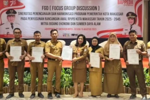 Bapenda Hadiri FGD Sinergitas Perencanaan dan Harmonisasi Program Pemerintah Kota Makassar