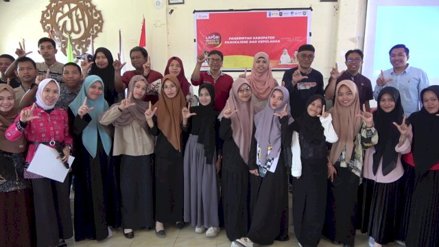 Diskominfo SP Pangkep Goes to Campus Sosialisasi Lapor SP4N