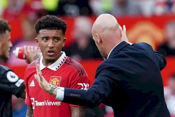 Erik ten Hag soal Polemik dengan Jadon Sancho: Saya Tidak Tahu, Dia Tak Penting!