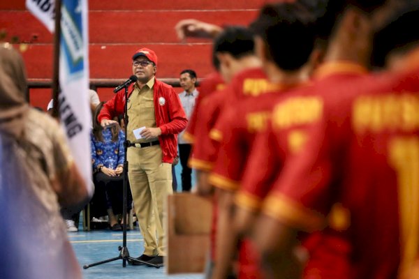 Danny Pomanto Bakar Semangat Kontingen Kejurda Futsal Sulsel 2023