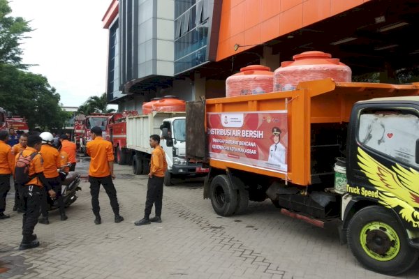 Makassar Darurat Air Bersih, BPBD Kota Sigap Atasi Langsung