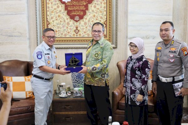 Danny Pomanto Terima Kunjungan Jasa Raharja Sulsel, Bahas Optimimalisasi Pembayaran PKB