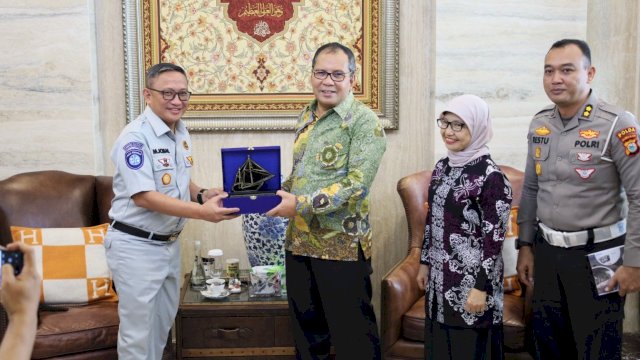 Danny Pomanto Terima Kunjungan Jasa Raharja Sulsel, Bahas Optimimalisasi Pembayaran PKB