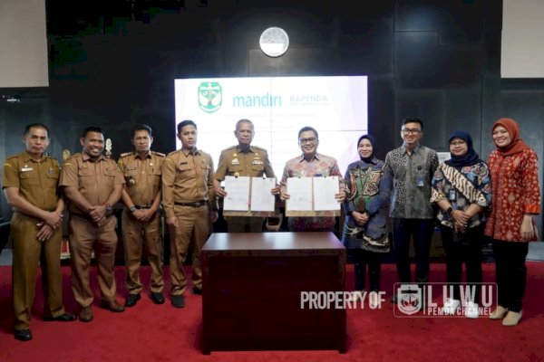 Kerjasama dengan Bank Mandiri, Pemkab Luwu Beri Kemudahan Transaksi Pembayaran Pajak