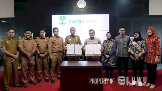 Kerjasama dengan Bank Mandiri, Pemkab Luwu Beri Kemudahan Transaksi Pembayaran Pajak
