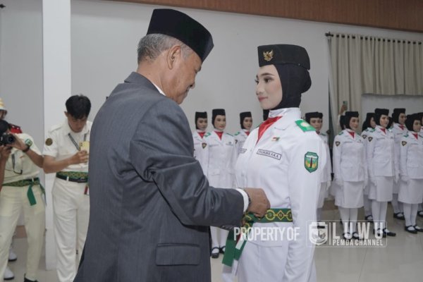 Kukuhkan 71 Paskibraka, Bupati Luwu : Selamat Berjuang