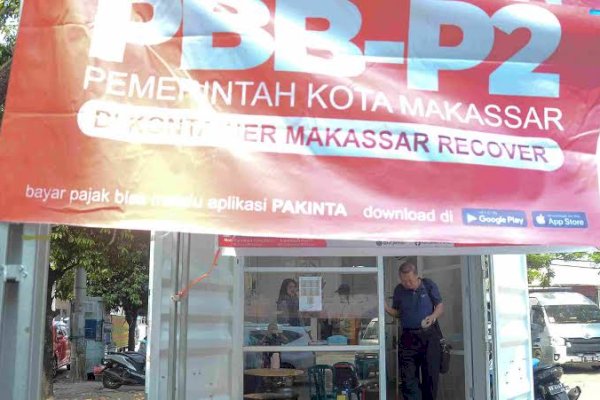 Bapenda Makassar Buka Layanan di Posko Kontainer Recover