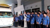 Bupati Maros Secara Simbolis Melakukan Pelepasan Program Bantuan Pangan CBP Tahap II ke Masyarakat