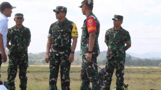 Tim Wasev TMMD Tinjau Lokasi TMMD Reguler ke-117 Kodim Takalar