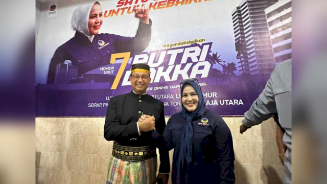 Ke Luwu Raya, Anies Baswedan Singgah di Rumah Kebaikan Putri Dakka, Disambut Ribuan Kader NasDem