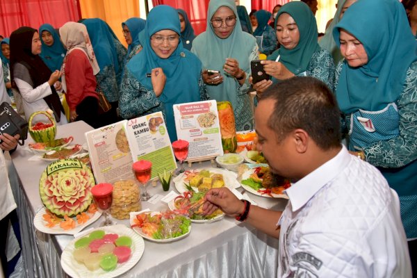 Selamat, PKK Takalar berhasil sabet juara harapan 3 Lomba Masakan Serba Ikan