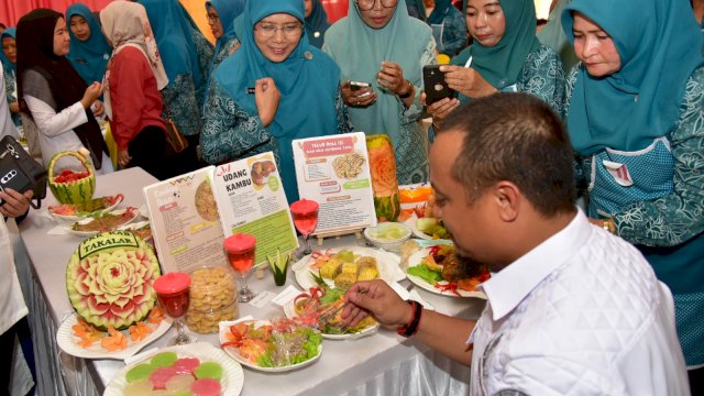 Selamat, PKK Takalar berhasil sabet juara harapan 3 Lomba Masakan Serba Ikan