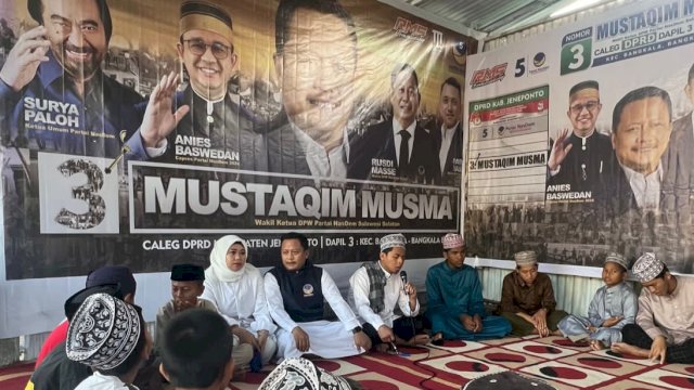 Caleg DPRD Kabupaten Jeneponto Nomor Urut 3, Dapil III Kecamatan Bangkala dan Bangkala Barat, Mustaqim Musma.