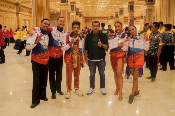 Ahmad Susanto Apresiasi Atlet Makassar Peraih Medali di Kejurnas Dance Sport Yogyakarta