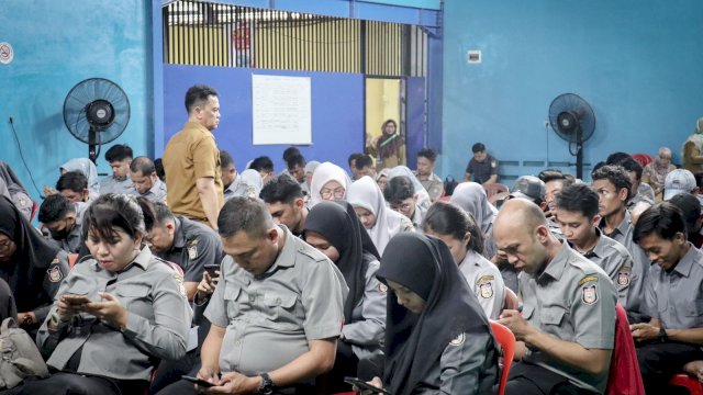 Dukung BKPSDM, Dinas PU Makassar Evaluasi Laskar Pelangi Administrasi-Operasional