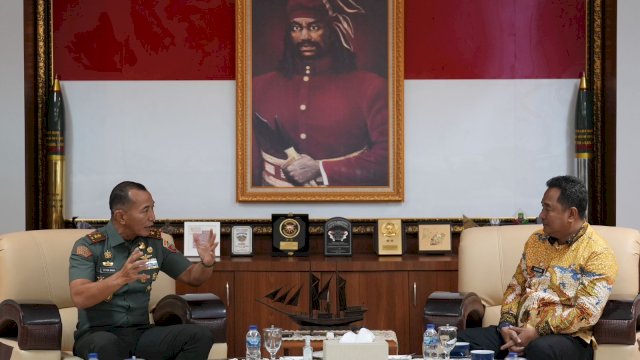Pj Gubernur Sulawesi Selatan Jalin Sinergitas TNI/Polri Hadapi Pemilu Mendatang