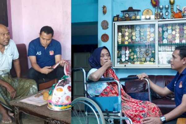 Peringati Haornas 2023, Ahmad Susanto Kunjungi Kediaman Mantan Atlet Tinju dan Panahan di Makassar