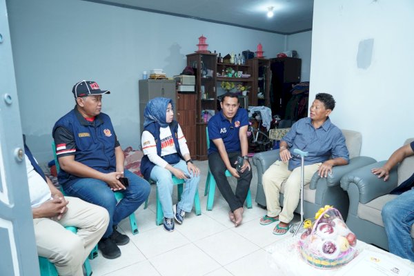 Ketua KONI Makassar Titip Pesan Wali Kota Saat Kunjungi Tiga Mantan Atlet