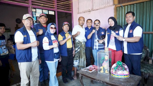 Momentum Haornas, KONI Makassar Anjangsana ke Tiga Mantan Atlet Nasional yang Sakit